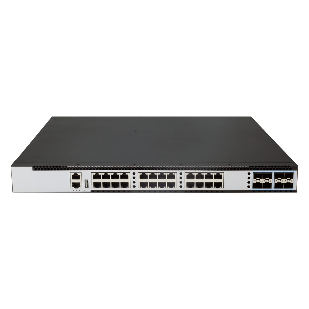 S5624P-8N 三层全网管PoE++ 供电互换机（24*10GBASE-T，8*25G uplinks），可升级的电源？？